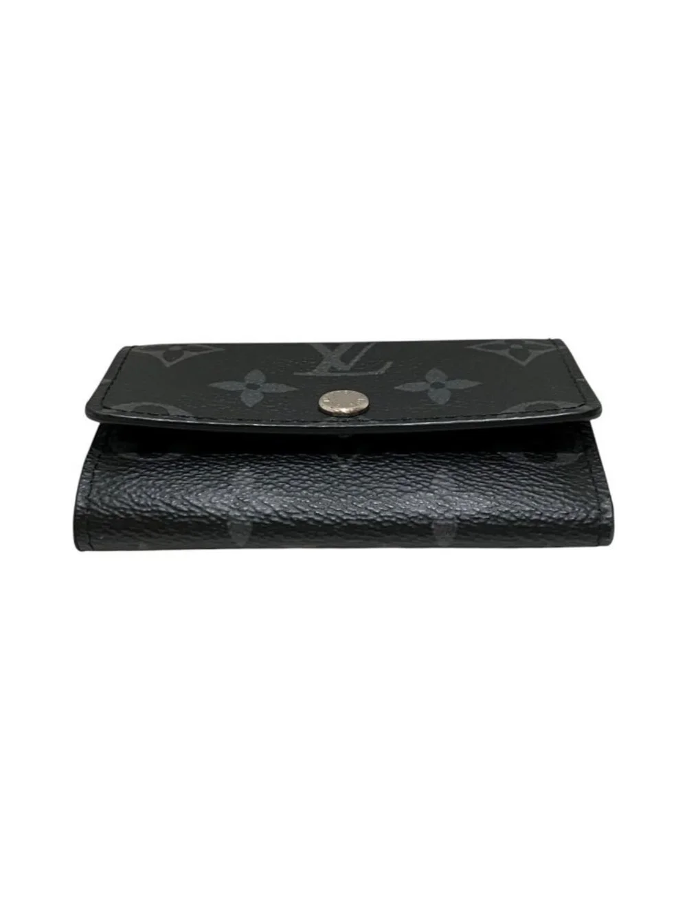 Louis Vuitton Multicles 6 Monogram Eclipse Key Case Canvas Calfleather